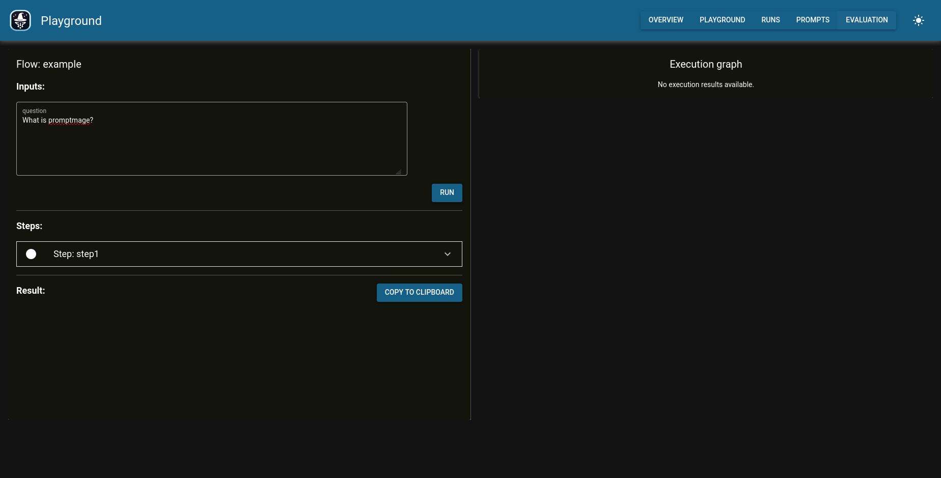 Flow playground Example